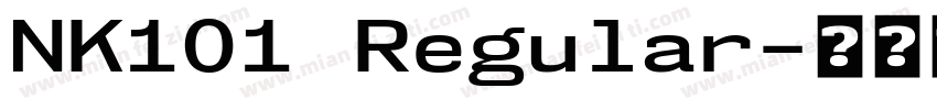 NK101 Regular字体转换